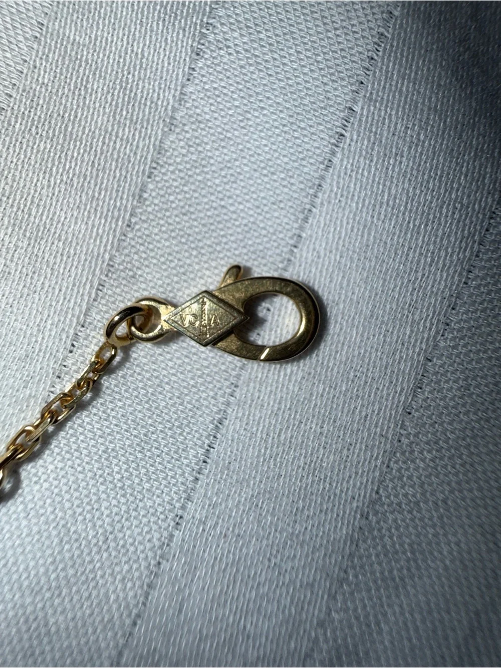 Van Cleef & Arpels Yellow Gold Alhambra Necklace